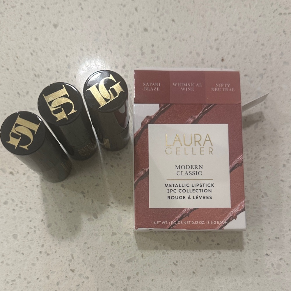 Laura Geller Metallic Lipstick Collection